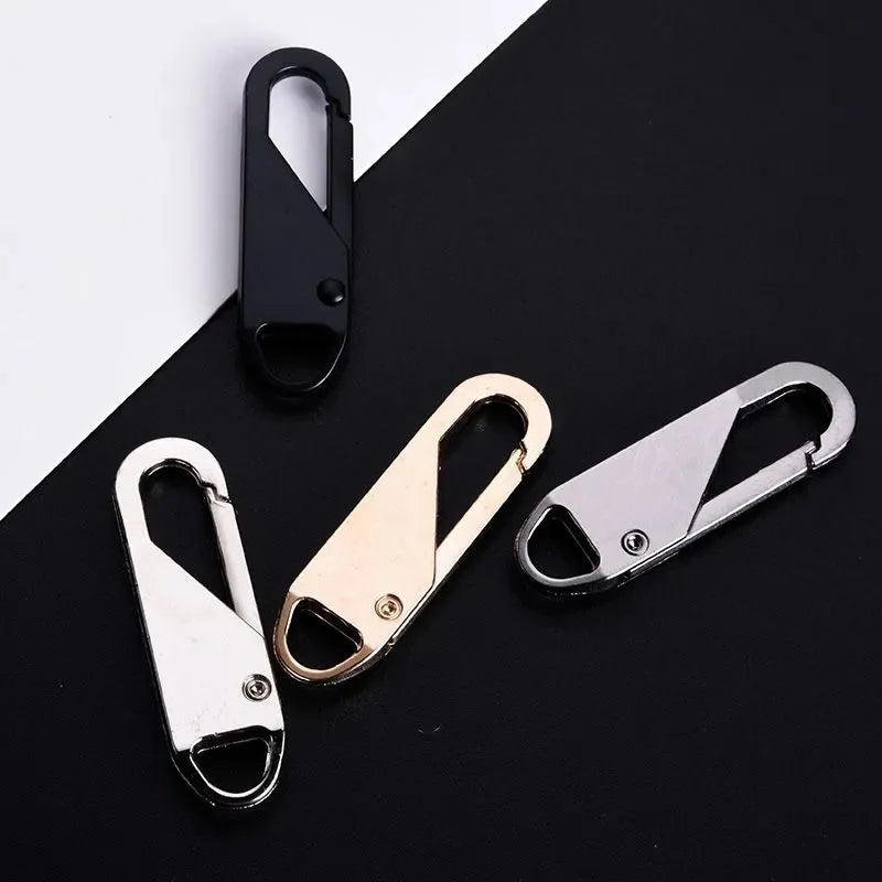 1/5/10Pcs Zipper Slider Puller Instant Repair Bag Replacement Bad Buckle Travel Suitcase Head DIY Sewing Craft