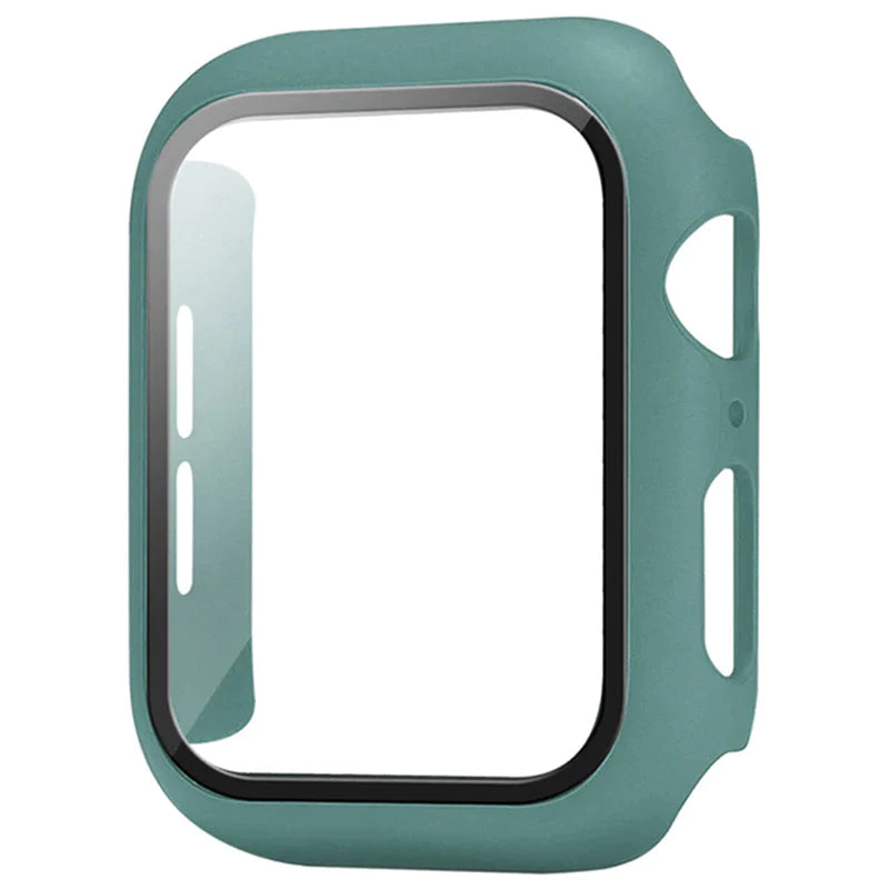 Glass+Cover for Apple Watch Case 8 7 6 SE 5 3 Iwatch Accessorie Screen Protector Apple Watch Serie 45Mm 41Mm 44Mm 40Mm 42Mm 38Mm