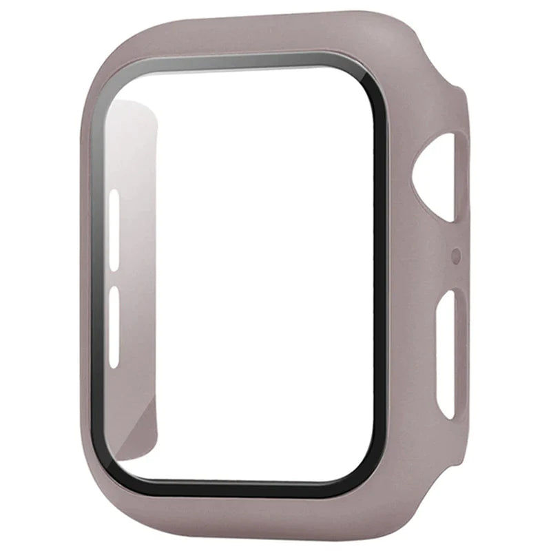 Glass+Cover for Apple Watch Case 8 7 6 SE 5 3 Iwatch Accessorie Screen Protector Apple Watch Serie 45Mm 41Mm 44Mm 40Mm 42Mm 38Mm