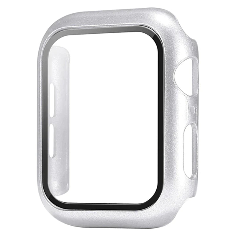Glass+Cover for Apple Watch Case 8 7 6 SE 5 3 Iwatch Accessorie Screen Protector Apple Watch Serie 45Mm 41Mm 44Mm 40Mm 42Mm 38Mm
